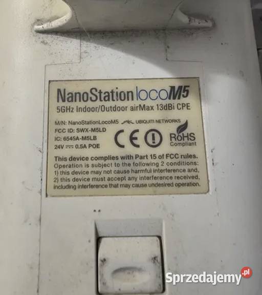 Ubiquity Nanostation LOCO M5 5GHz Bieliny