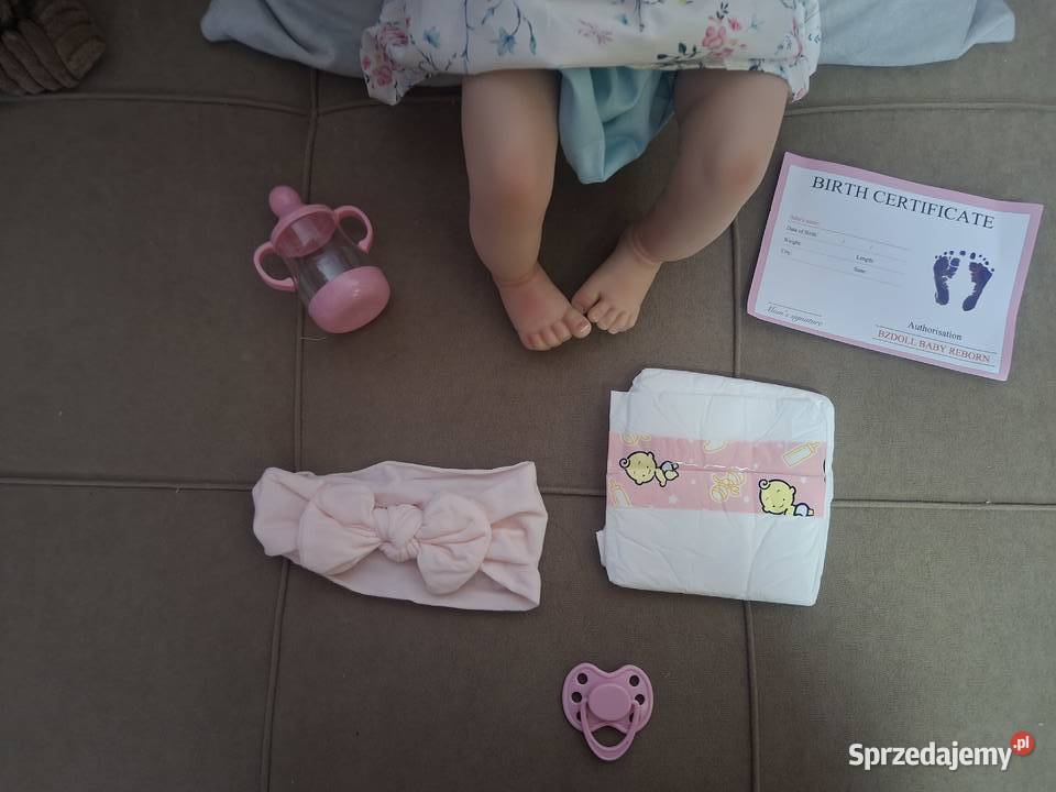 Lalka Reborn z maskotką Kalisz