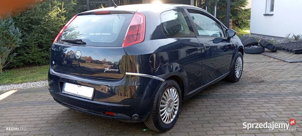 Ekonomiczny Fiat Grande Punto 2007r 12 benzLPG 295km Wałdowo Szlacheckie sprzedam