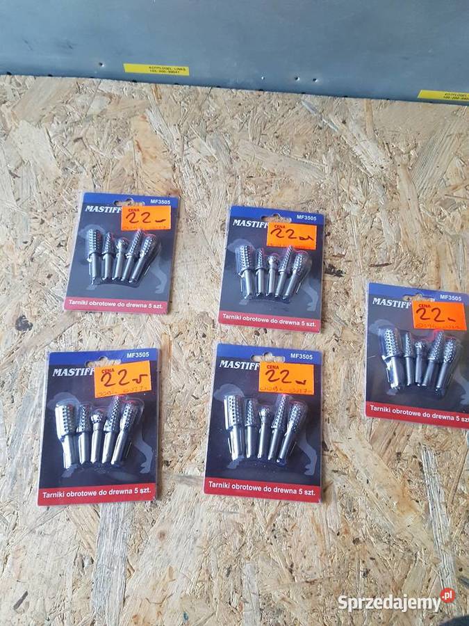 FREZY TRZPIENIOWE PILNIKI OBROTOWE TARNIKI 5 sprzedam