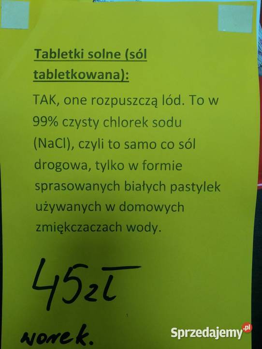 Sól drogowa Siedlce