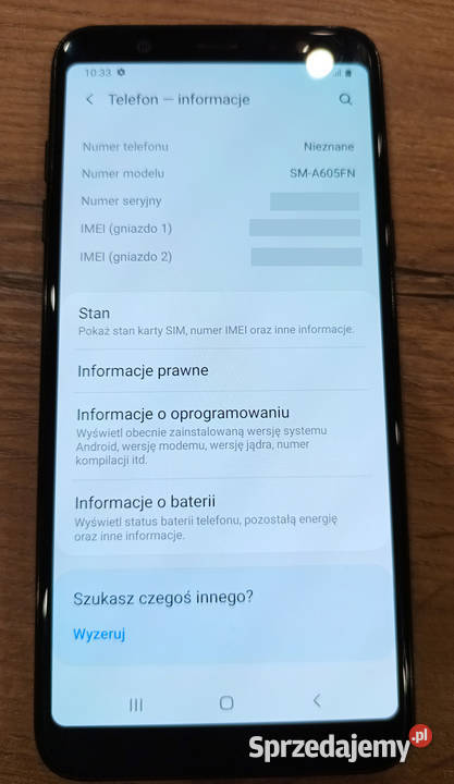 Samsung Galaxy A6 plus śląskie