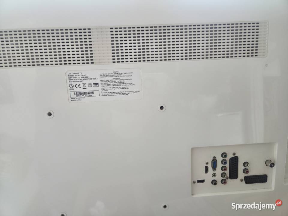 czarny 37 telewizor tv led Sharp lc37LE320e Telewizory Częstochowa