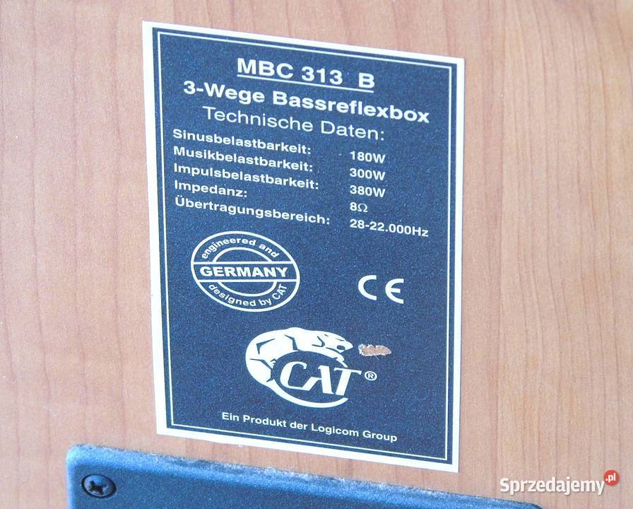 Kolumny Cat 2 x 380 wat łsprawne i ładne DOSTAWA Jasło sprzedam