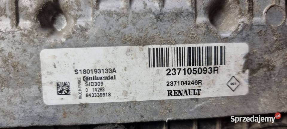 KOMPUTER RENAULT MASTER III 237105093R Części samochodowe Lipno sprzedam