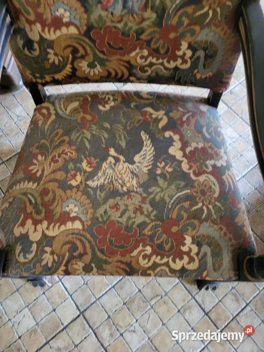 Antyczny stół z dwoma fotelami Rybnik