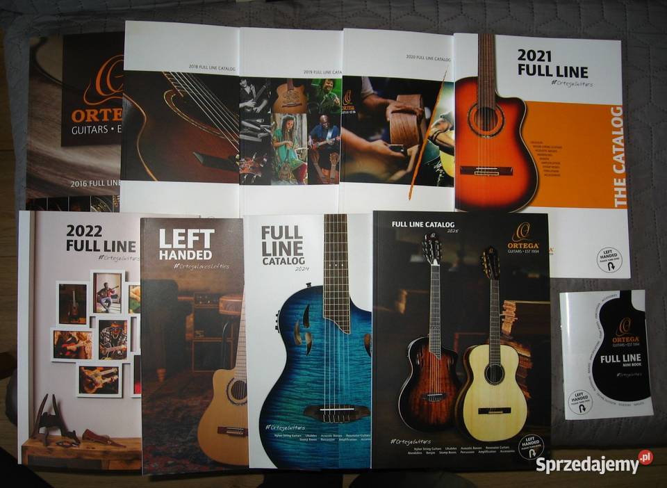 Ortega zestaw katalogów gitar Kępice