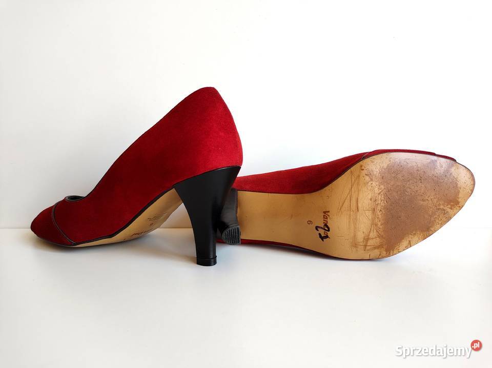 7266 VAN DAL ładne ciemnoczerwone skóra 395 inna Kędzierzyn-Koźle
