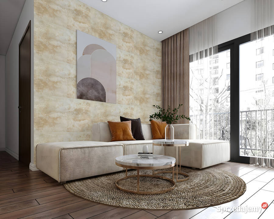 Panel Dekoracyjny Beton Zacierany Miedziany Panele dekoracyjne