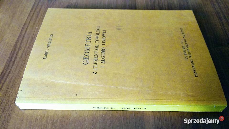 Geometria z elementami topologii i algebry Gdańsk