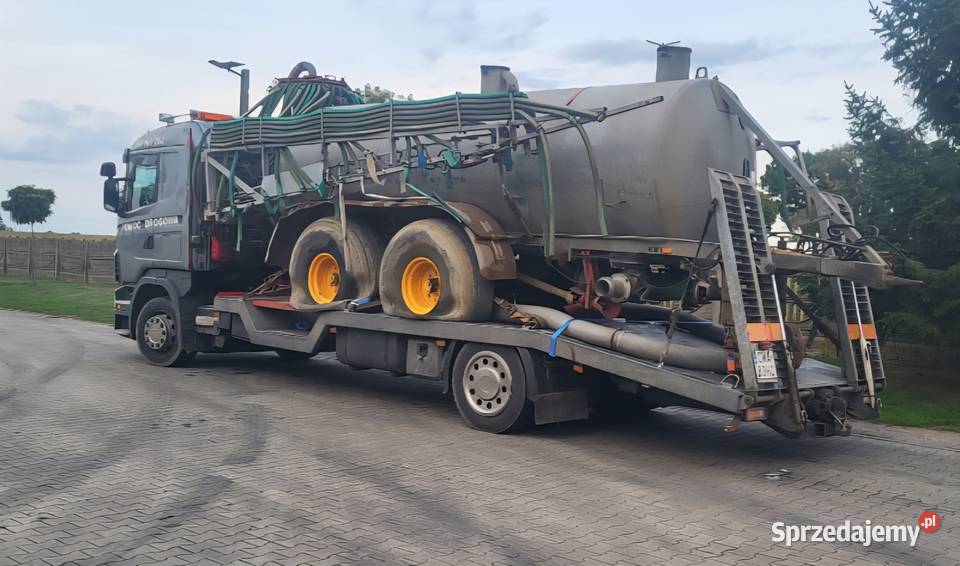 Scania laweta pomoc drogowa Wąbrzeźno