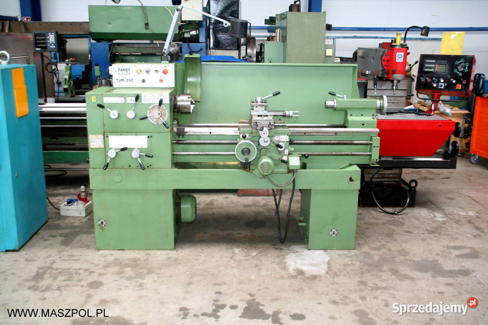 Tokarka TUM 35D1 x 1000 FAMOT PRZYSPIESZONE łódzkie Głowno
