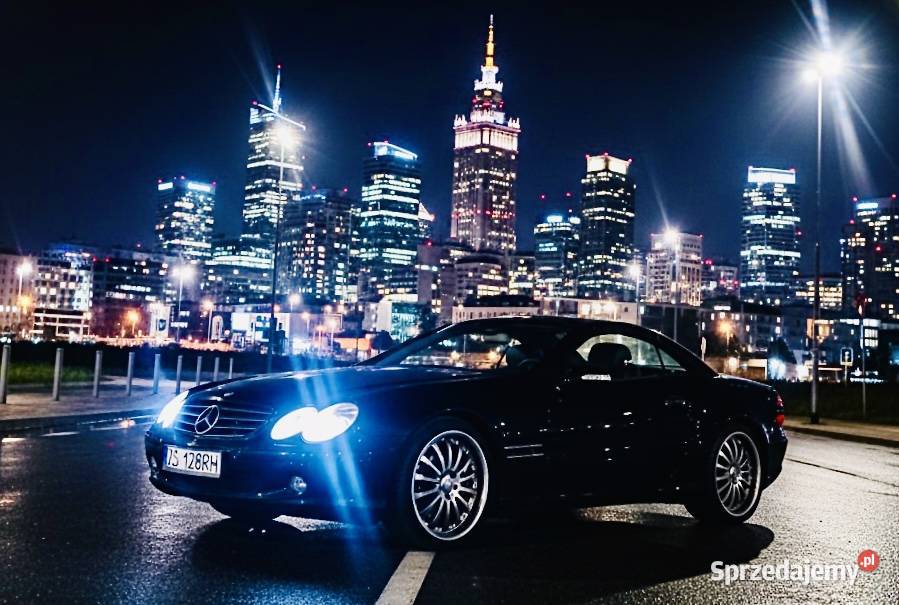 Perfekcyjny SL AMG skórzana tapicerka mazowieckie Warszawa