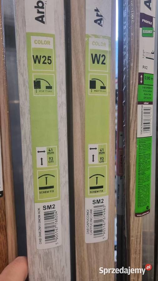 listwy zakończeniowe progowe schodowe Szczecin sprzedam