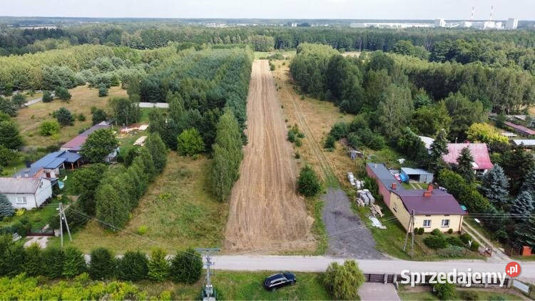 Działka budowlana lasu i rzeki Niewiadów Sprzedaż Szymanów sprzedam