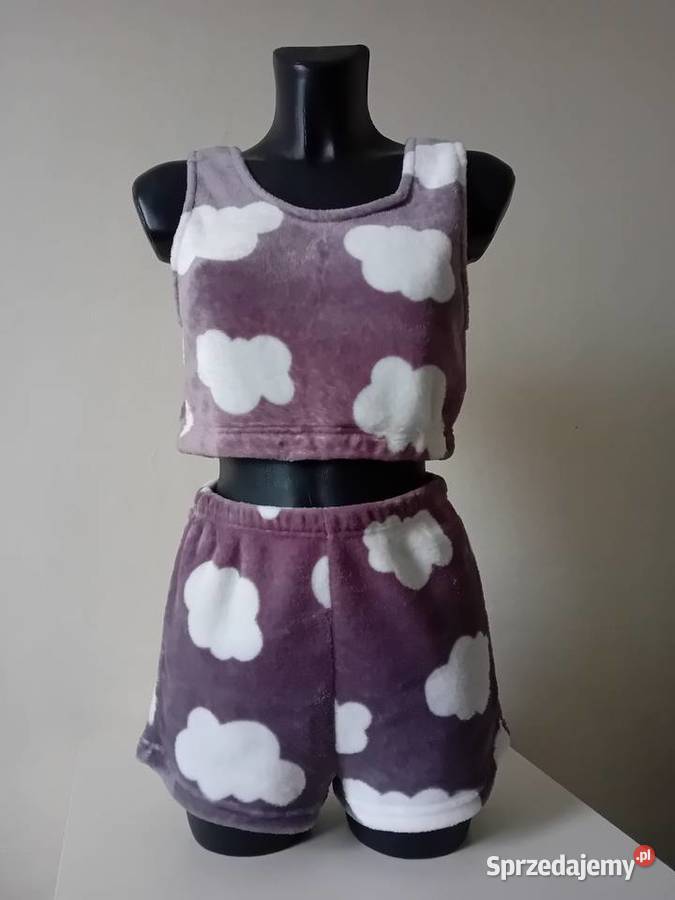 Pizama dwuczęściowa biały Warszawa sprzedam