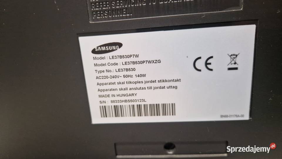 Telewizor samsung Siedlisko