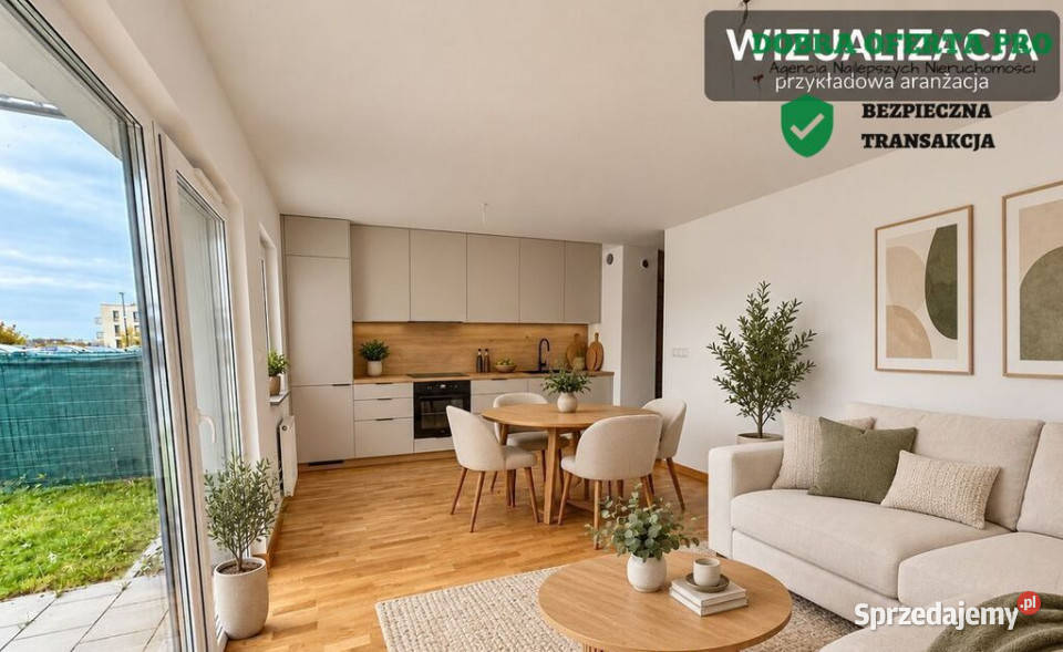 3 pokoje ogród 70 m nowe garaż Gdańsk