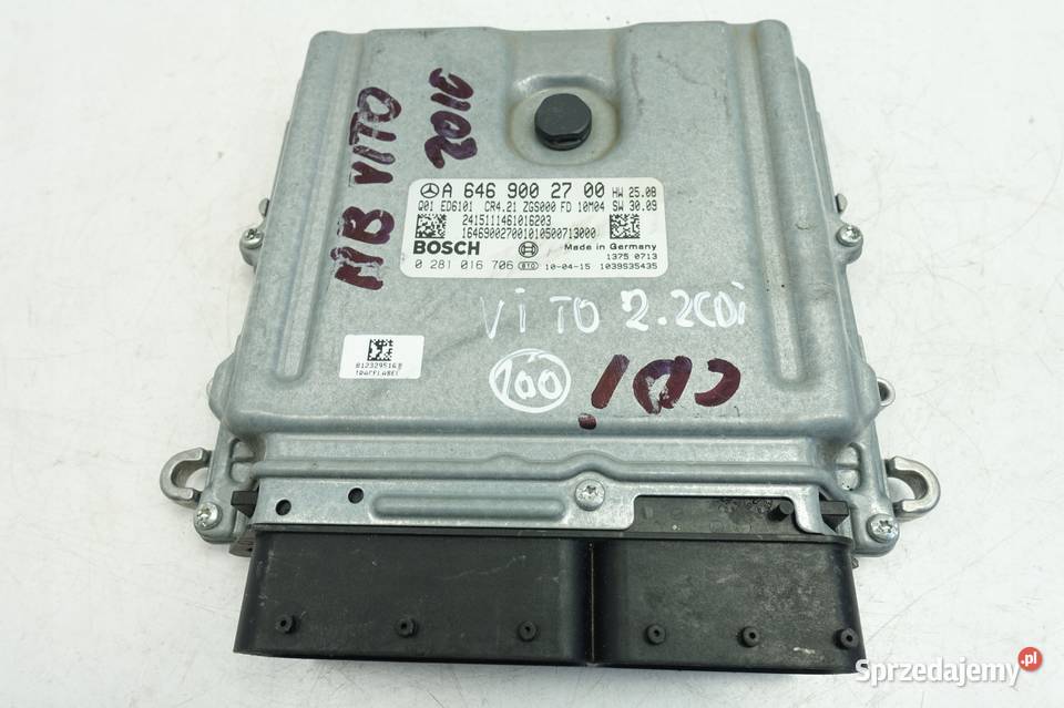 Mercedes W639 VITO 22 CDI KOMPUTER SILNIKA moduł lubelskie