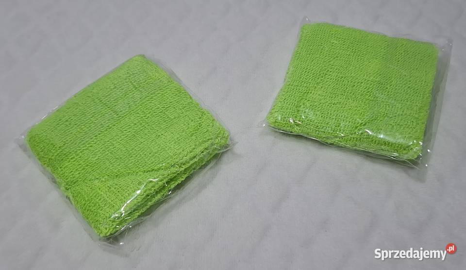 Opaska na nadgarstek sportowa seledynowa 8x8 śląskie