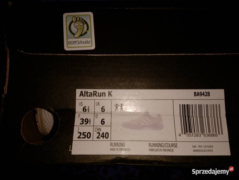 Buty damskie sportowe Adidas skóra rozmiar 395 skóra ekologiczna Mińsk Mazowiecki