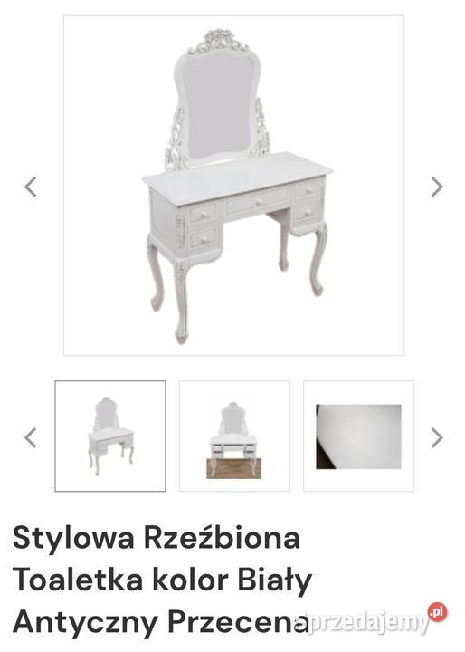 Biała toaletka Piątkowisko sprzedam