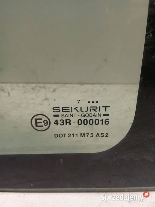 Szyba Karoseryjna Lewa Środkowa Citroen Berlingo