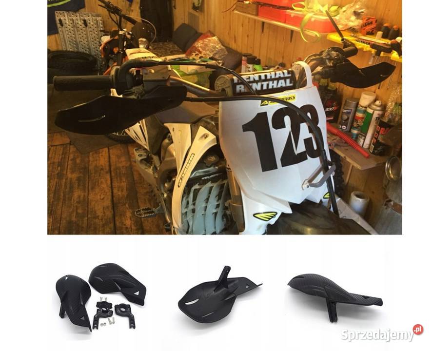 HANDBARY OSŁONY DŁONI DO MOTOCYKLA CROSS ENDURO Sosnowiec