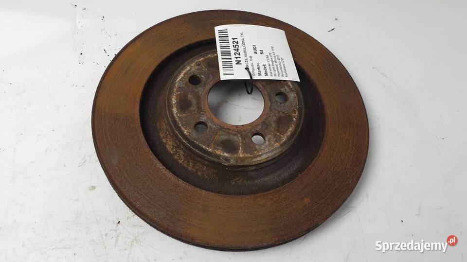 TARCZA HAMULCOWA TYŁ AUDI A4 S4 B8 30TFSI