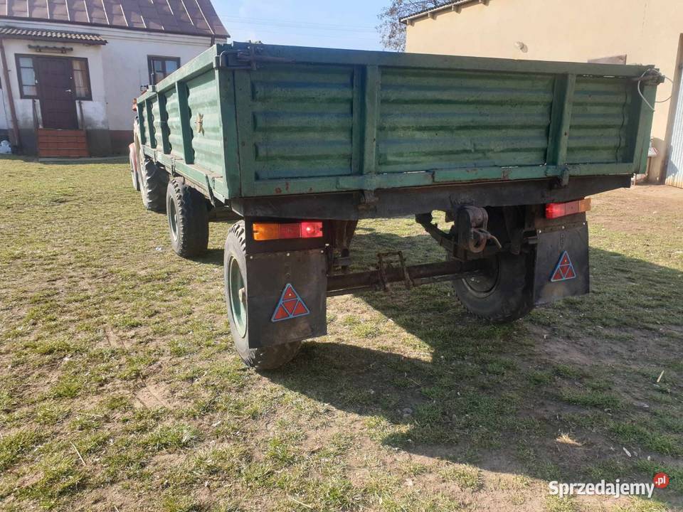 Przyczepa dwuosiowa Autosan nieuszkodzony Przyczepy rolnicze Rusinów