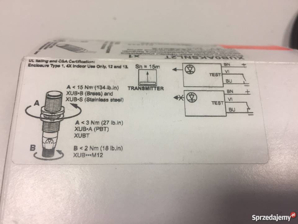 Czujnik fotoelektryczny Telemecanique Sensors Elektryka i akcesoria Wyszków