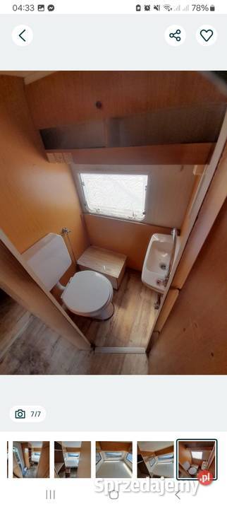 Przyczepa kempingowa wc transport łódzkie Sieradz
