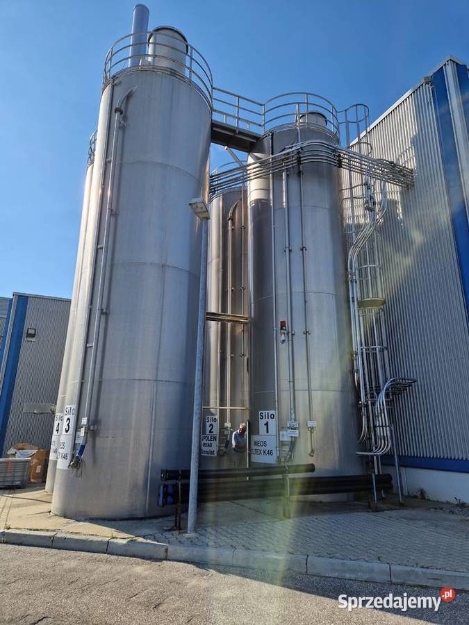 Silos silosy zbiorniki aluminiowe na mąkę Magazynowanie Wrocław