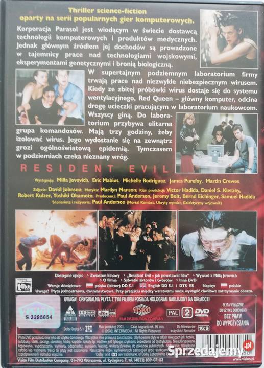 Resident Evil 4 x DVD Mila Jovovich Łódź