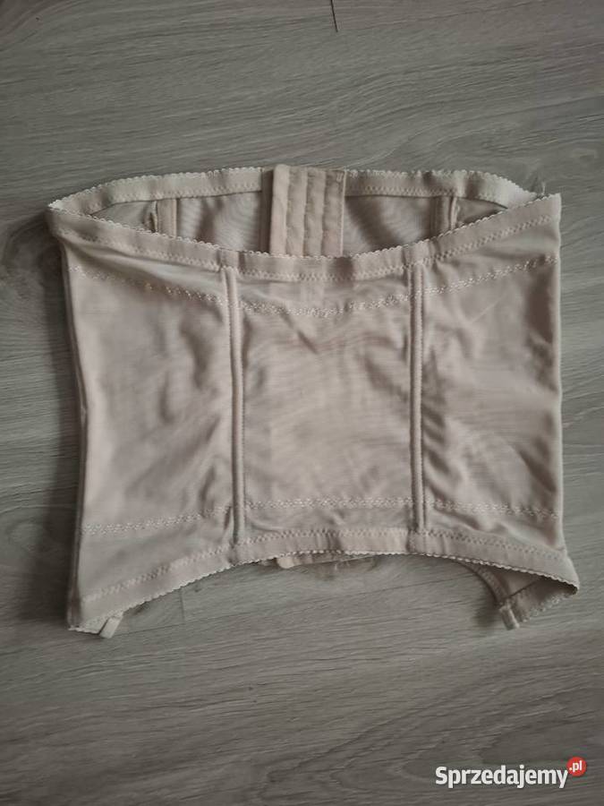 Beżowy pasgorset na fiszbinach świętokrzyskie Kielce