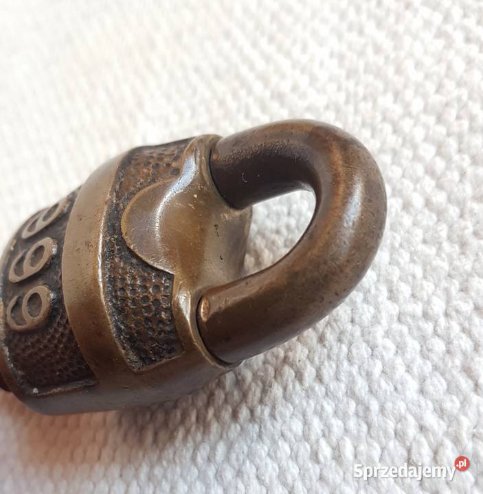 Stara mosiężna kłódka sprzedam