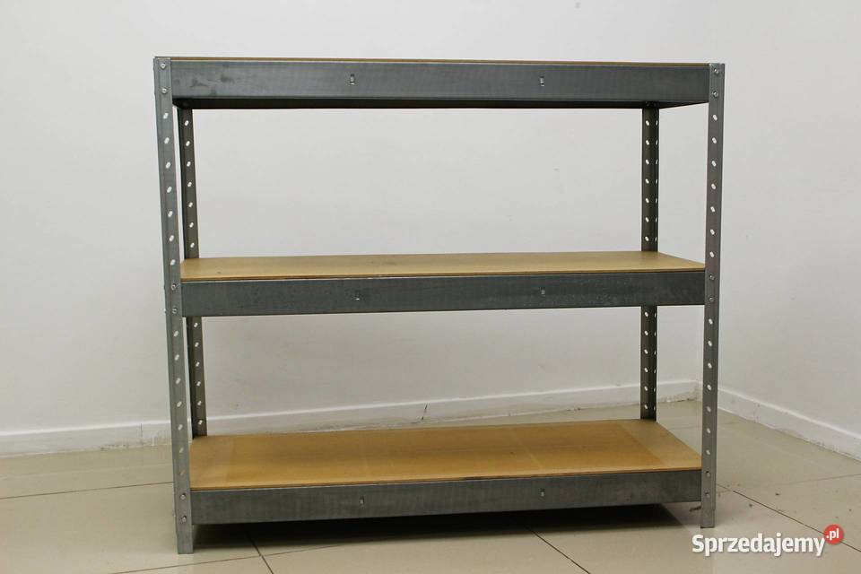 Regał metalowy magazynowy 121x104x46 3 półki