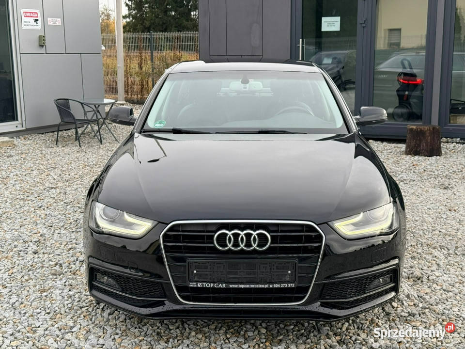 Audi A4 Limousine 20 TDI 136 2014r SLine skóry ASR (kontrola trakcji) Wrocław