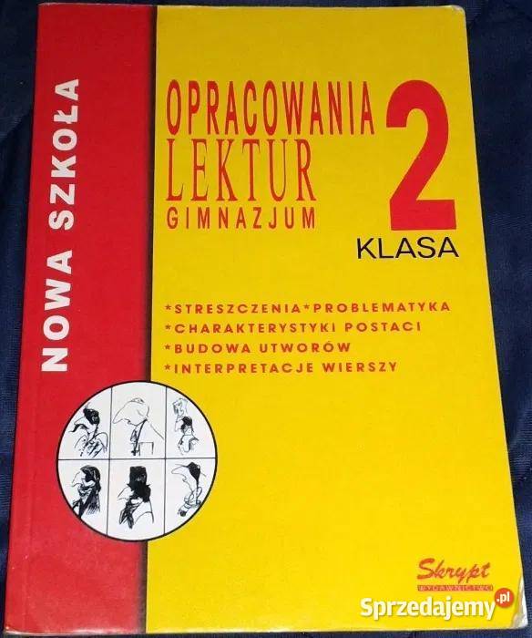 Opracowania lektur kl 2 Gimnazjum J Poznański lubelskie Chełm