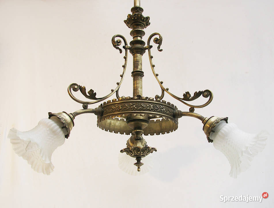 Żyrandol Lampa Francuska Mosiądz Paris zachodniopomorskie