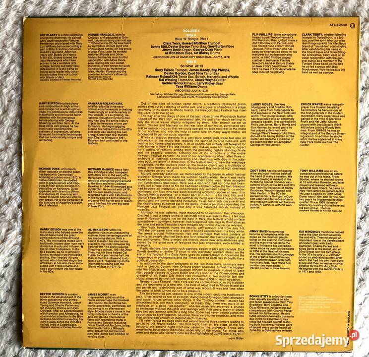 Newport In York 72 The Jam Sessions Vol 4 płyta winylowa zachodniopomorskie sprzedam