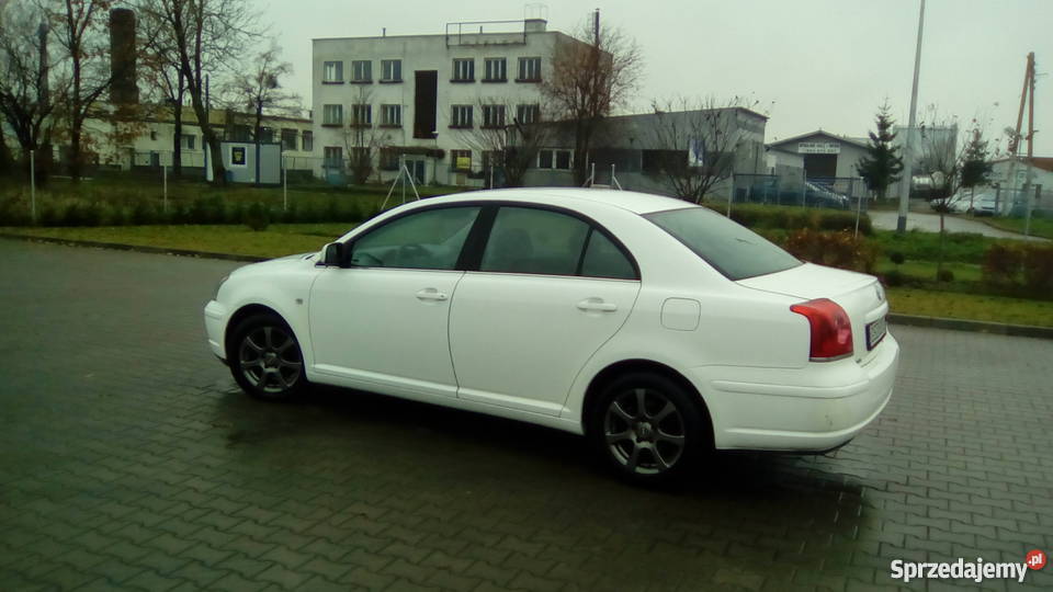 Toyota Avensis 22 Diesel biała perła bogata aluminiowe felgi Elbląg sprzedam
