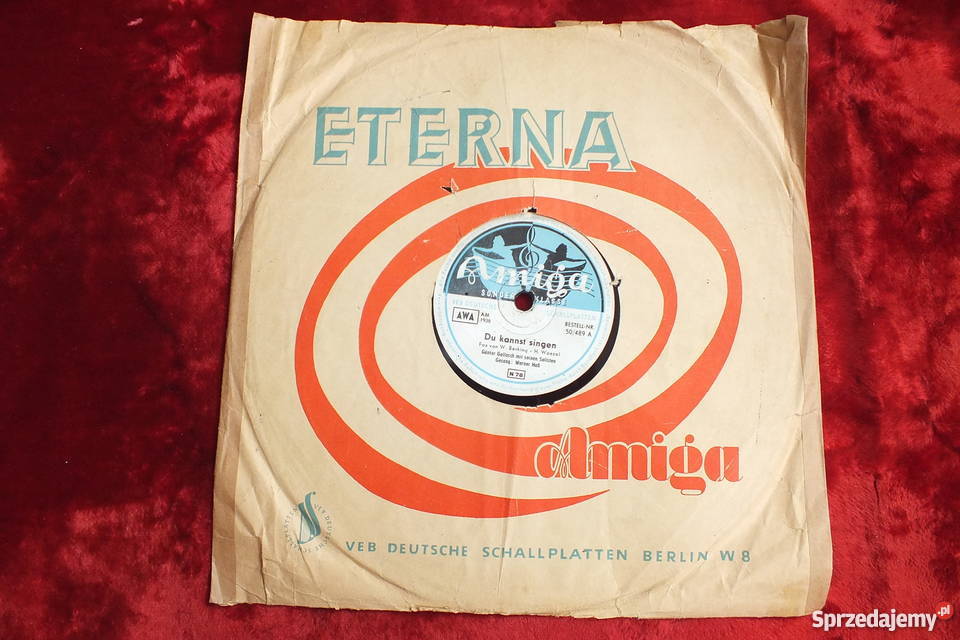 Płyta winylowa szelakowa niemiecka gruba i 1 płyta Żary