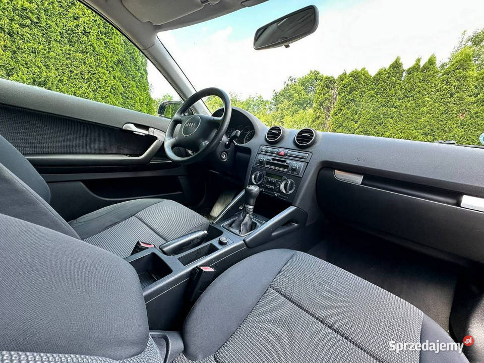 Audi A3 3drzwiowe Audi A3 8P 16 MPI 101 Czarna