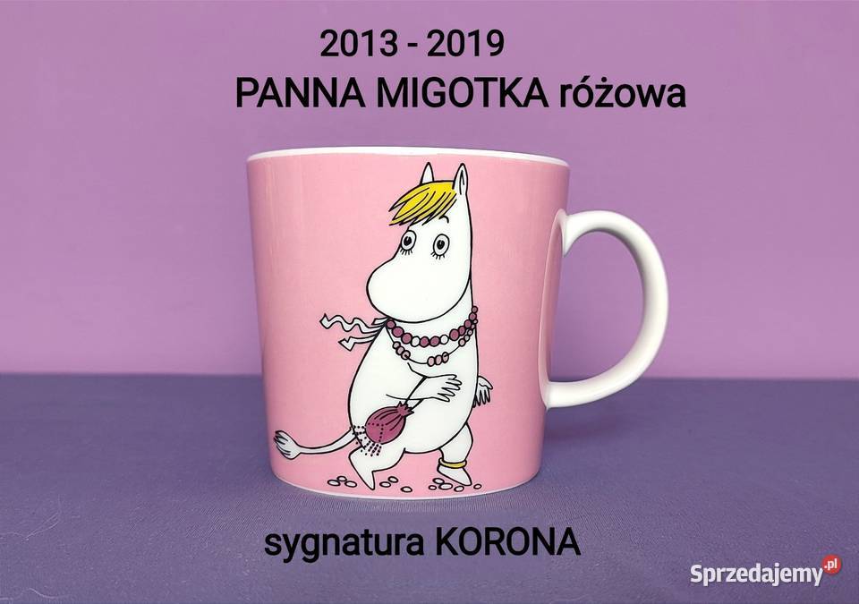 Muminki KUBEK Moomin Arabia Finland sygnatura Jasień