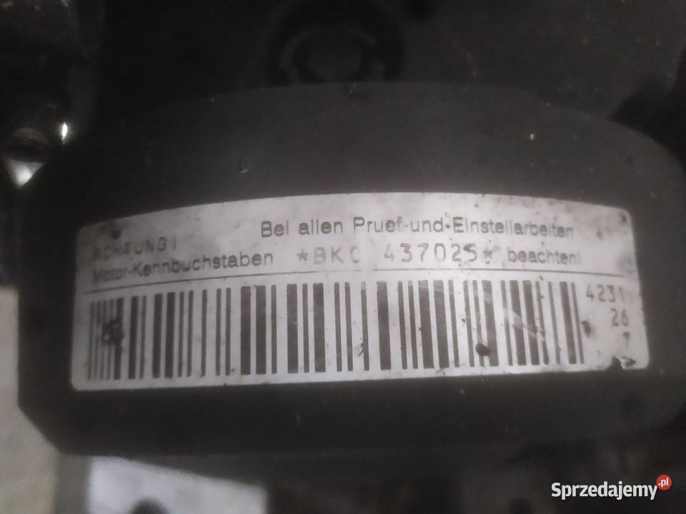 Silnik skrzynia VW Touran I 19TDI 115 BKC Góra