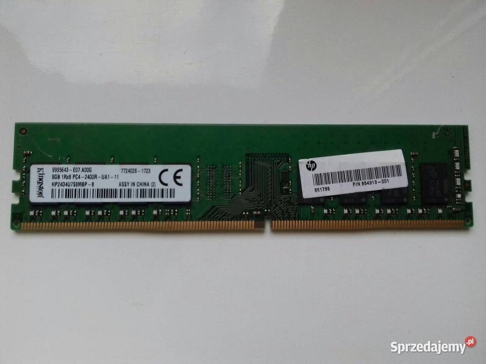 Kingston HP DDR4 8GB 2400MHz PC419200 używana Bydgoszcz