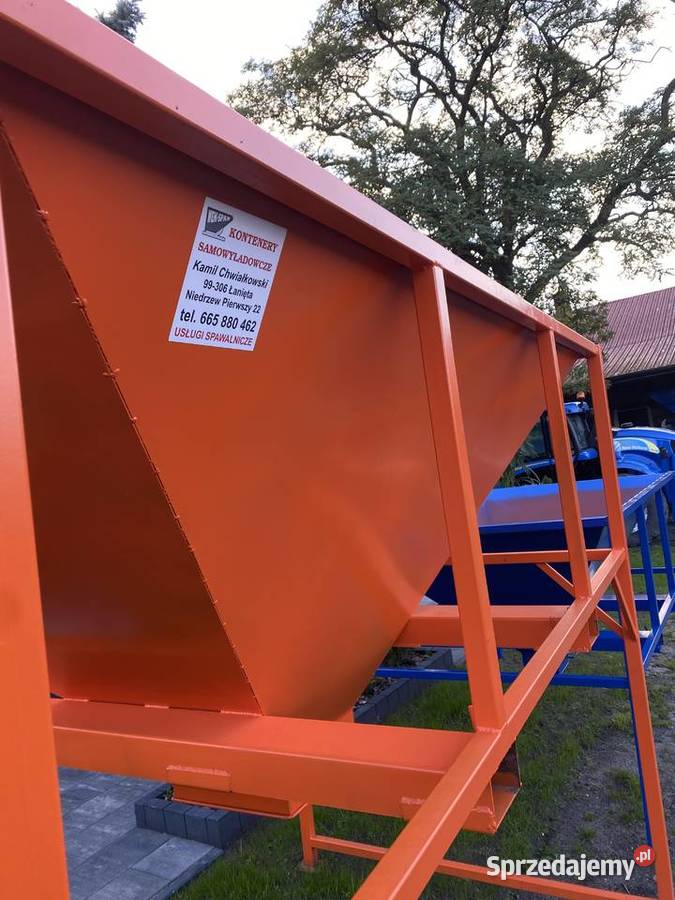 Zasobnik kosz zasypowy bufor 13 m3 Łanięta
