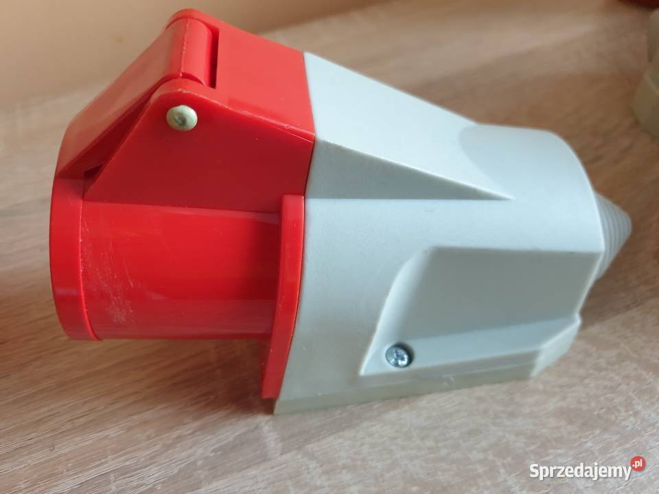 Gniazdo siłowe naścienne 32A 380V IP44 okazja Elektryka i akcesoria Katowice