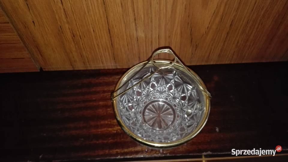 Kryształ cukiernicza z lat PRL mazowieckie
